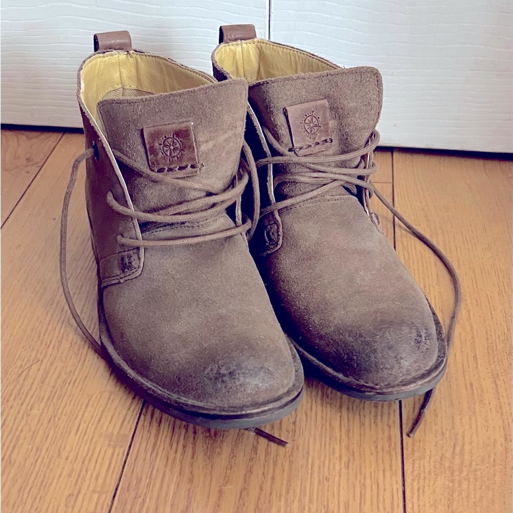 Bussola Anthropologie Sevilla Distressed Chukka Lace Up Boot